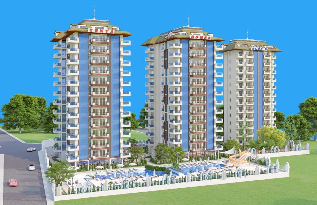 Yekta Blue V Residence – Mahmutlar’ın Kalbinde Maviyle Huzuru Yakalayın