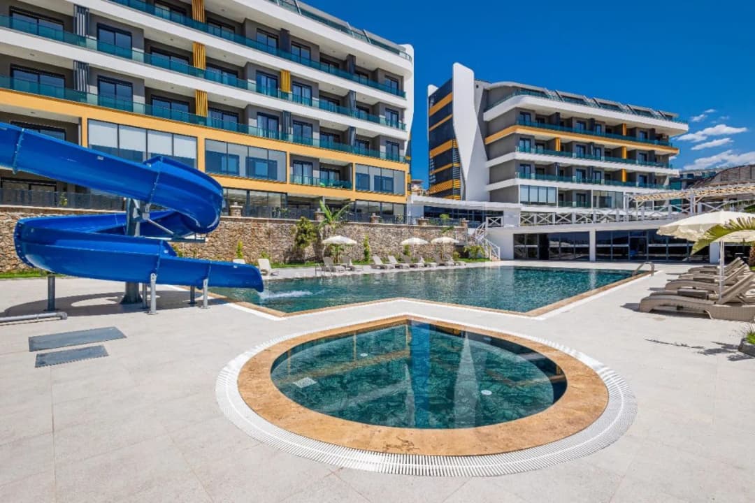 Oba Vega Icon Residence’ta Eşyalı 1+1 Satılık Daire | 2. Kat | Alanya