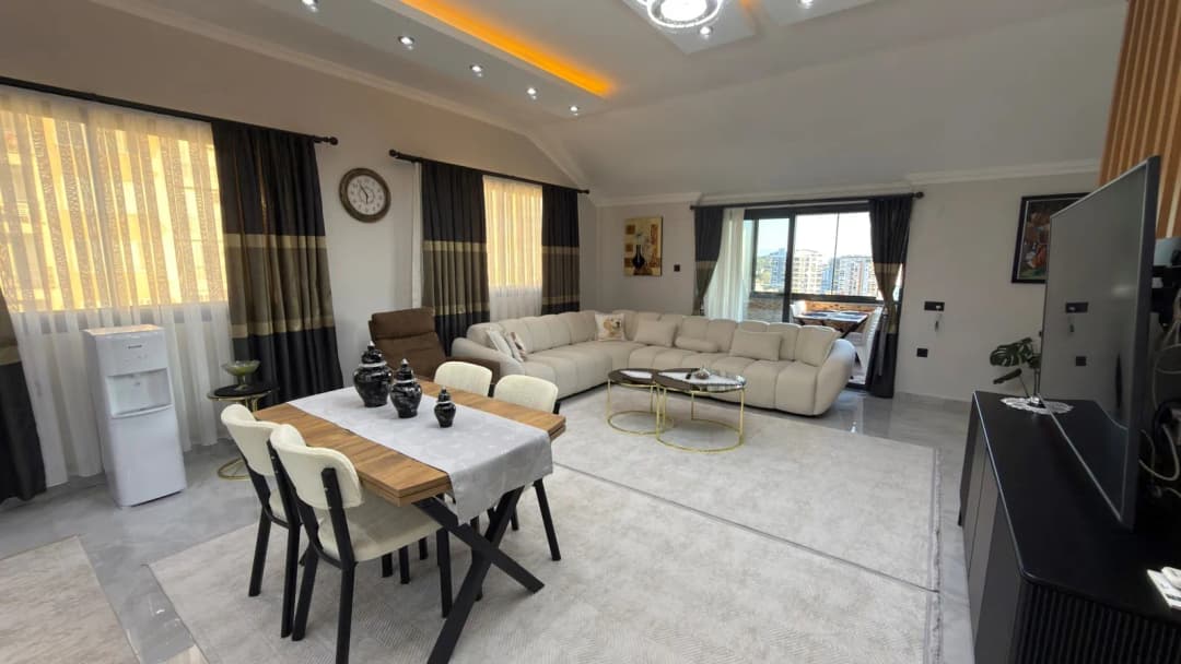 Mahmutlar’da Vatandaşlığa Uygun 4+1 Dubleks Satılık Daire | 170 M² Deniz Manzaralı Lüks Residence