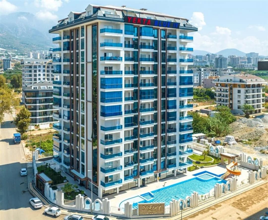 Yekta Blue 4 - Mahmutlar'da Eşyalı 1+1 Daire