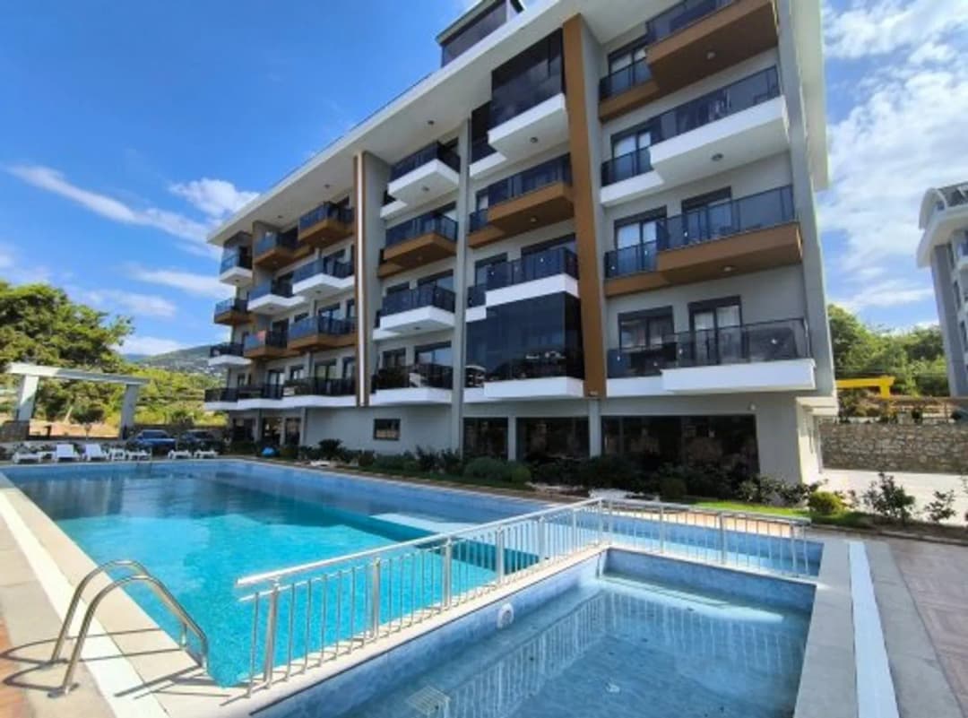 Alanya Oba Ariom Sitesi’nde Satılık Full Eşyalı, Tadilatlı 1+1 Daire