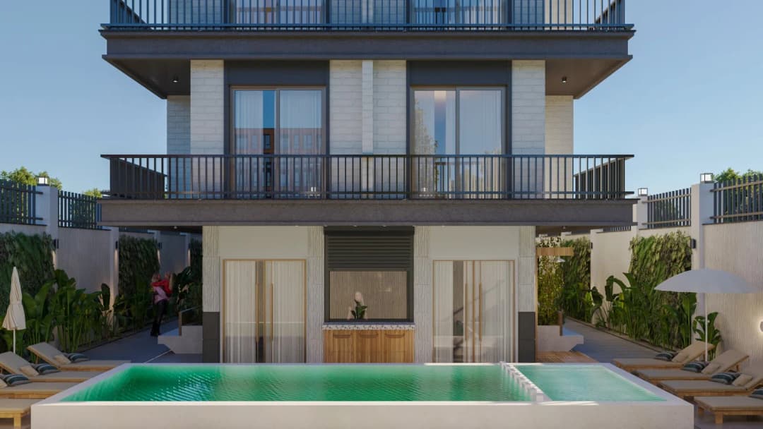 White Nest Oba Alanya Denize 300 Metre Mesafede Aktiviteli Sitede İkamete Uygun 1+1, 2+1, 3+1 Daireler