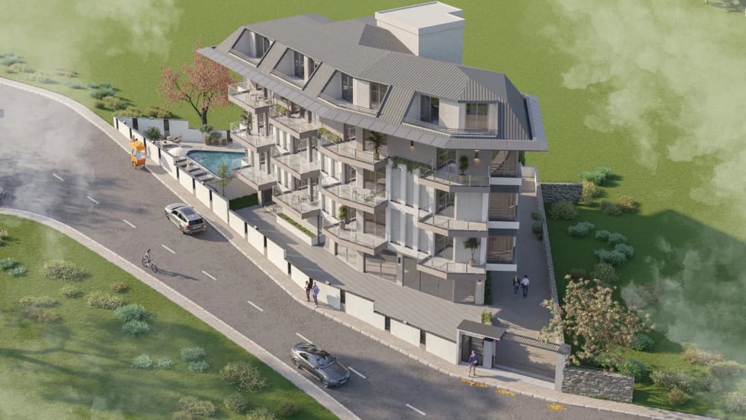 Alanya Dinek’te Royal Heaven 2 Sitesinde Deniz Manzaralı 1+1, 2+1, 3+1 Daireler