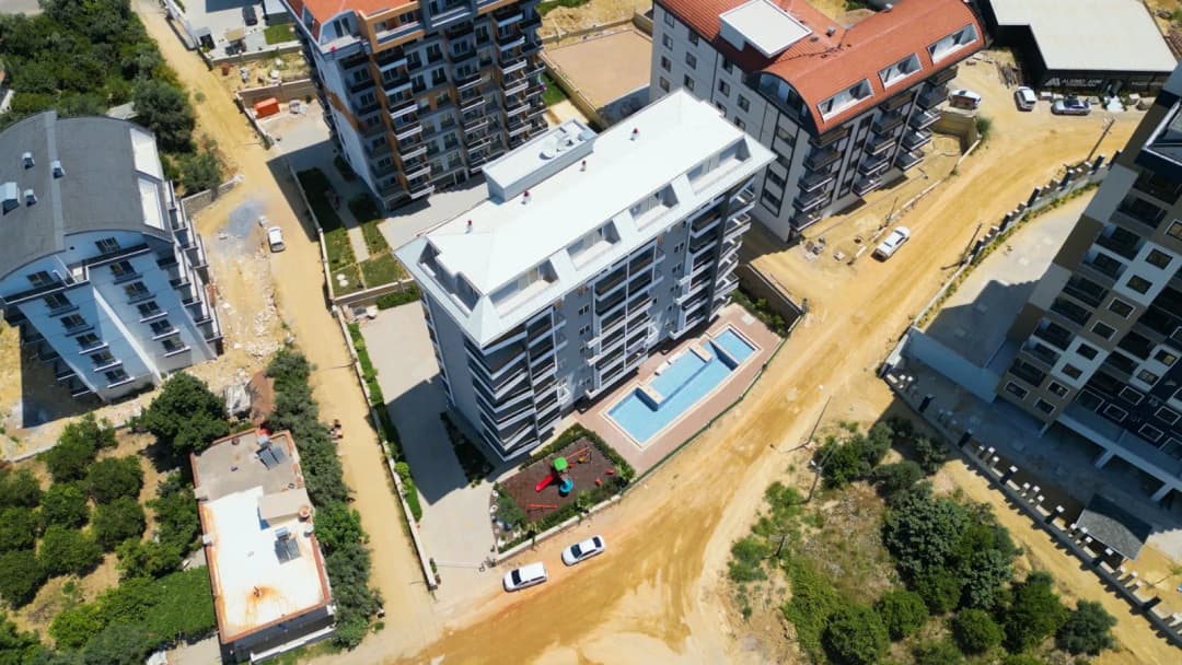 Avsallar My Garden Satılık 1+1 Daire – Havuz Manzaralı, Denize Yakın