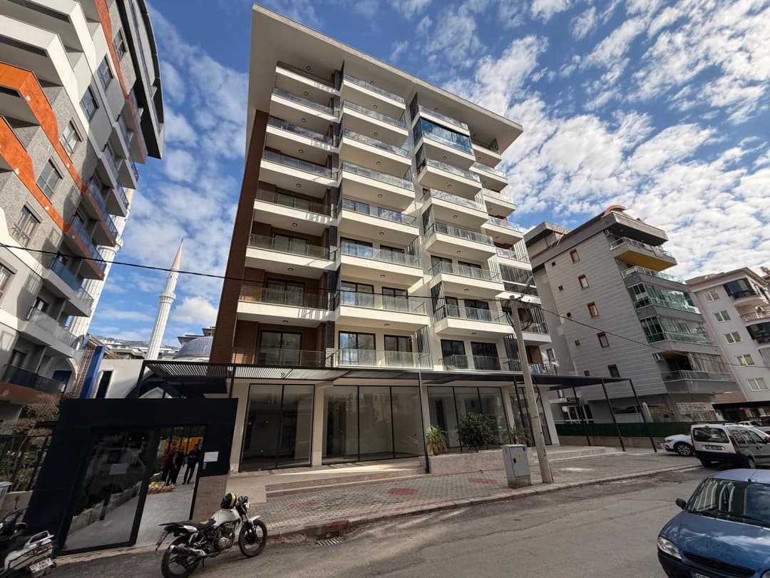 Alanya Gürsoy Sungate’de Satılık 1+1 55 M² Sıfır Daire | Havuzlu, Saunalı, Fıtness