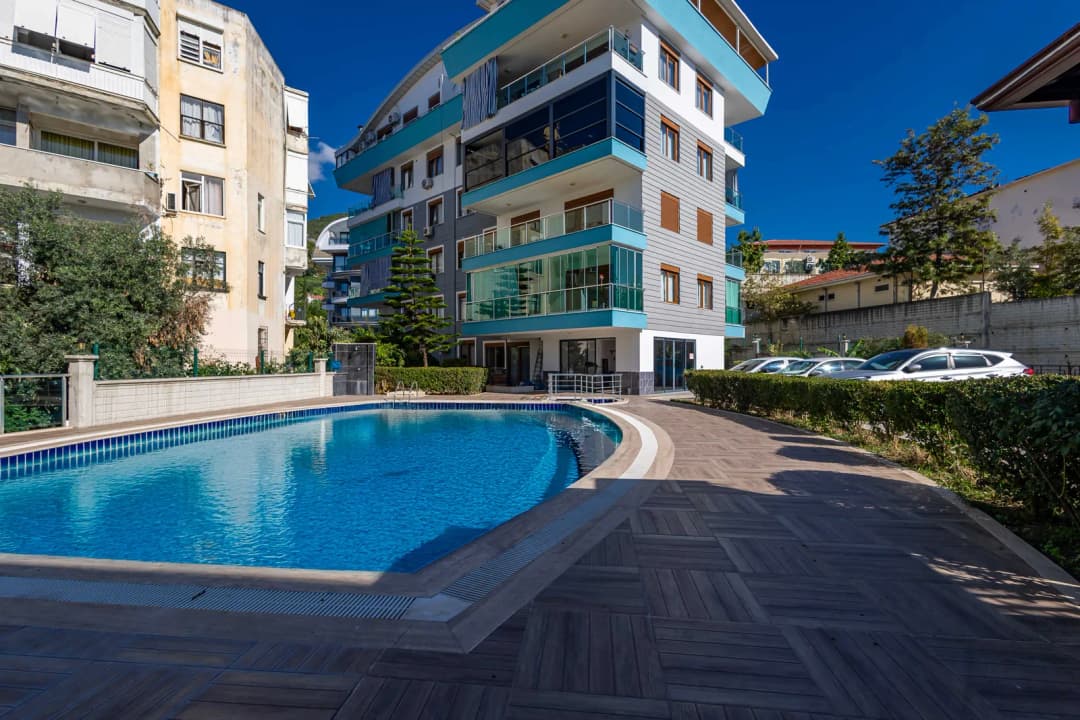Alanya Hasbahçe Saray Park Site’de İkamet Ve Vatandaşlığa Uygun 3+1 Ayrı Mutfaklı Daire