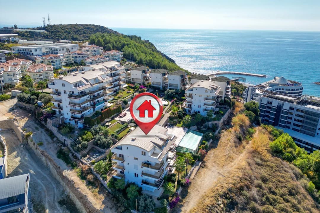 Konaklı Sunset Beach Vıp 2’de İkamete Uygun Full Eşyalı 2+1 Daire | Denize 250 M
