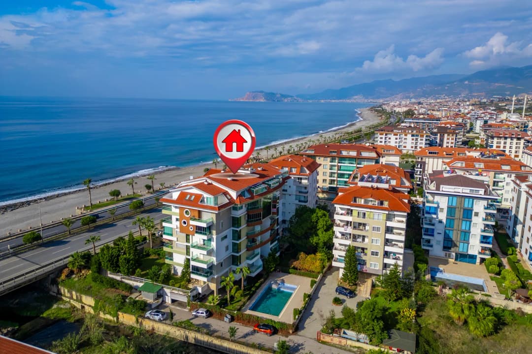 Alanya Kestel’de Denize Sıfır Satılık 1+0 Studio Daire | Moda Apartmanı