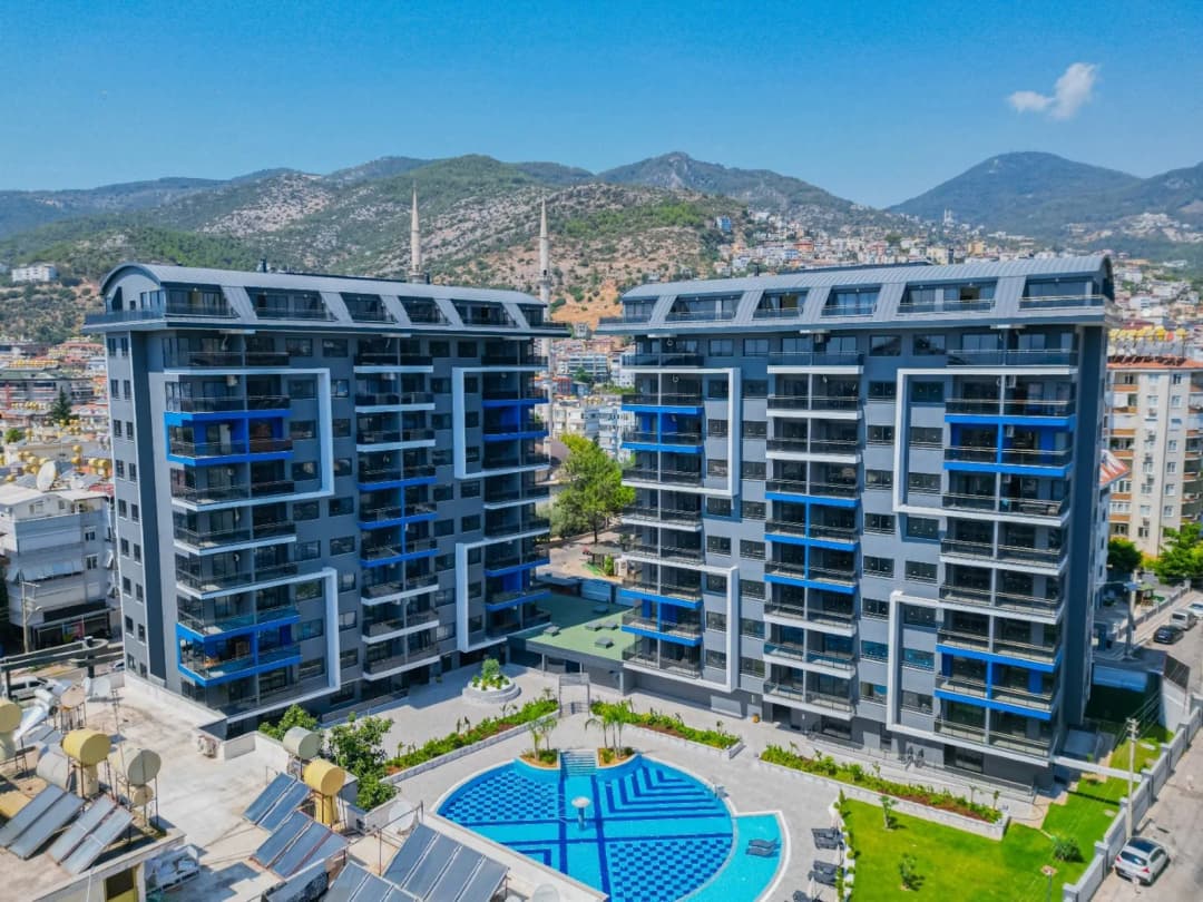 Alanya Merkez Konak Twin Towers 3 Satılık Full Eşyalı 2+1 Daire | Denize Yakın | Yatırımlık Fırsat