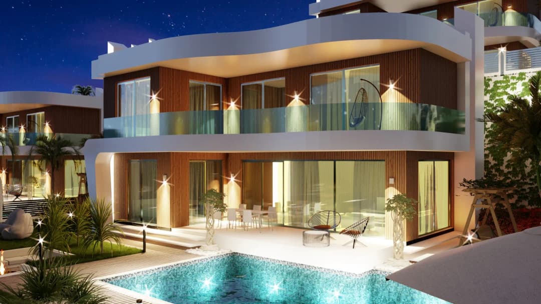 Forest Village Oba Müstakil Havuzlu 4+1 Özel Villalar Vatandaşlıga Uygun