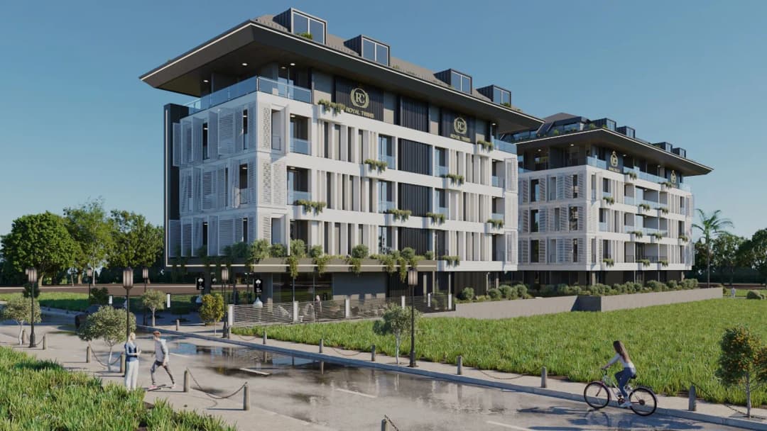 Royal Twins Konut Projesi Alanya Merkezde Kleopatra Plajına 800m 2+1 Ve 3+1 Daireler