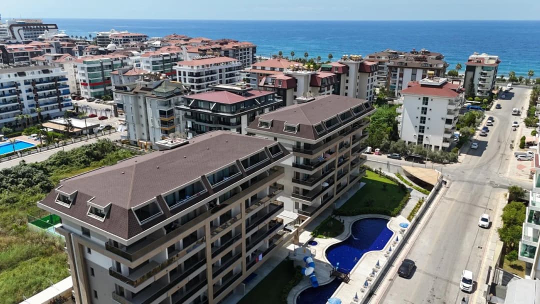 Kestel Pia Royal Residence Satılık Eşyalı 3+1 Bahçe Dubleks Daire Denize 200m