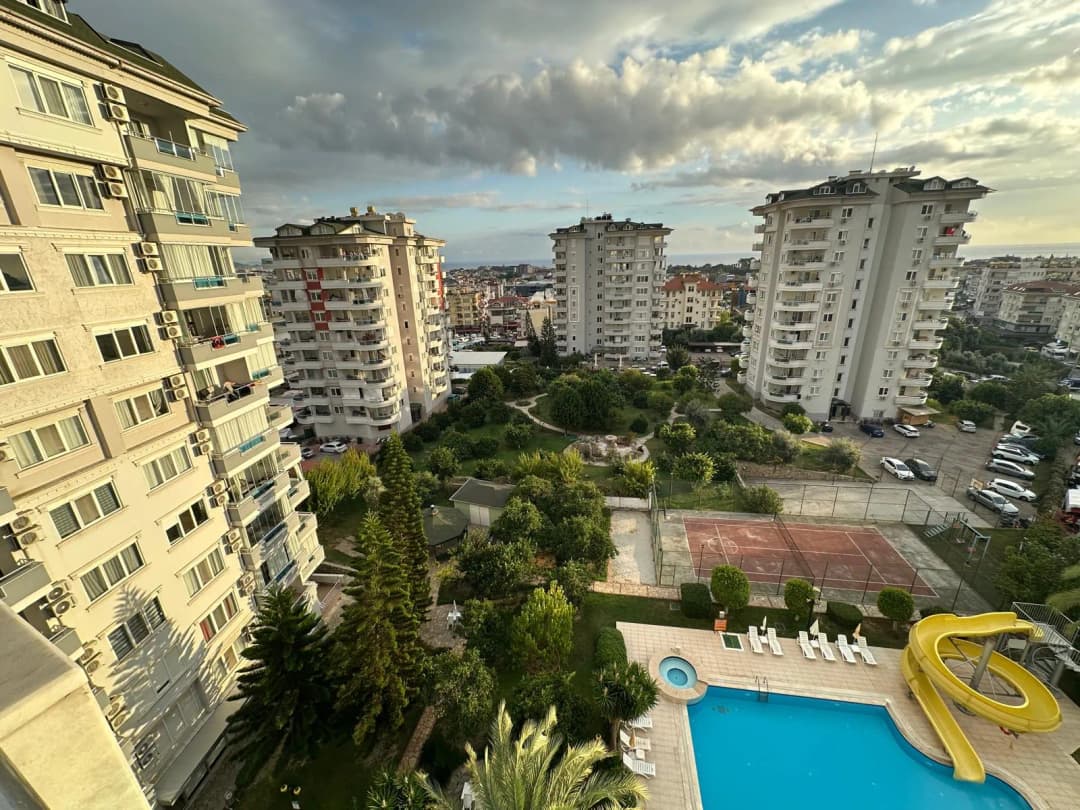 Alanya Cikcilli Satılık 1+1 Daire – Lemon Garden Sitesi, İkâmete Uygun, Eşyalı, Açık/kapalı Havuz, Sauna Ve Fitness
