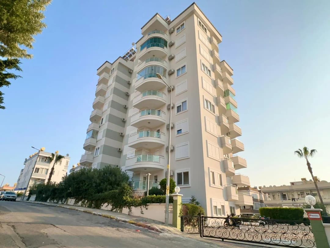 Alanya Merkez Kleopatra Plajı’na 400 M, Deniz Manzaralı 2+1 Daire